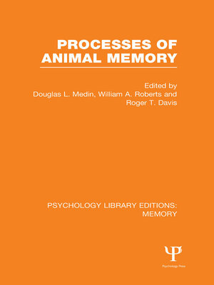 cover image of Processes of Animal Memory (PLE